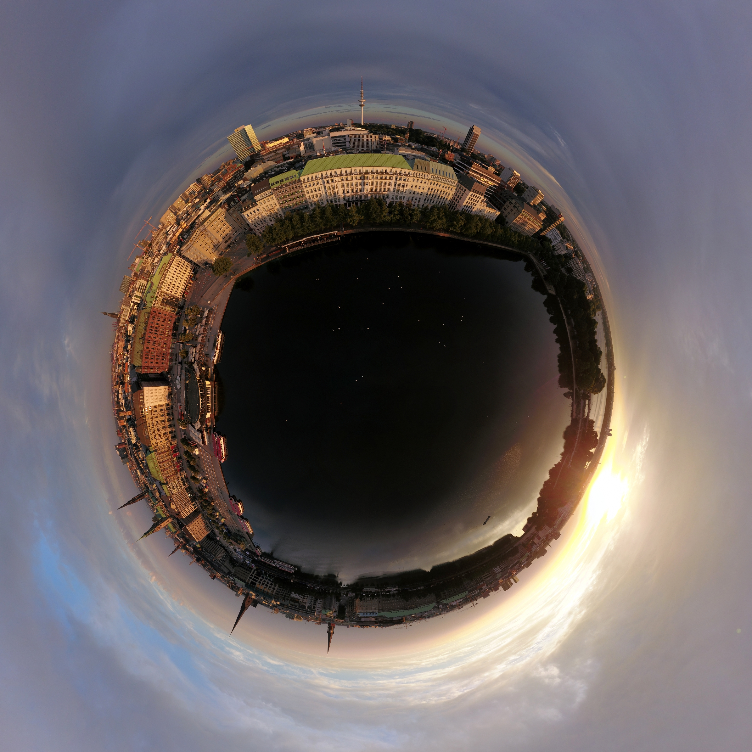 Binnen-Alster_Little-Planet-1